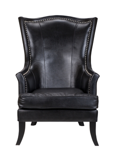 Кресло chester (mak-interior) черный 80x112x92 см.