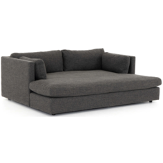 Диван archer (idealbeds) серый 213x81x165 см.