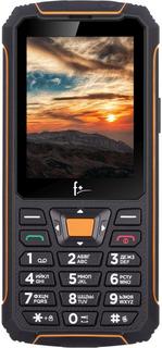 Мобильный телефон F+ R280C (черно-оранжевый)
