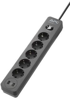 Сетевой фильтр APC PME5U2B-RS (черный) A.P.C.