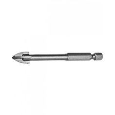 Сверло Stayer professional 2985-06 по кафелю, керамике, стеклу, с четырьмя режущими лезвиями, шестигранный хвостовик, 6 мм