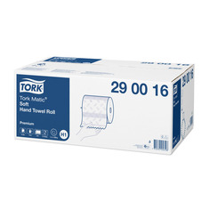 Полотенца бумажные Tork Matic Premium 100м 2-хслойная белый (упак.:6рул) (290016)