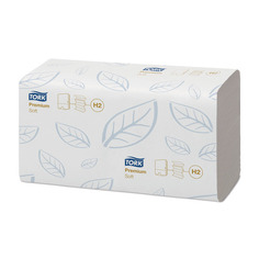 Полотенца бумажные Tork Xpress Premium 2-хслойная 110лист. белый (упак.:21шт) (100288)