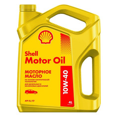 Моторное масло SHELL Motor Oil 10W-40 4л. полусинтетическое [550051070]