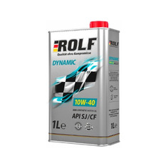 Моторное масло ROLF Dynamic 10W-40 1л. полусинтетическое [322235]
