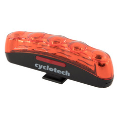 Велосипедный фонарь CYCLOTECH S21ECYFL003, черный / красный [s21ecyfl003-bh]
