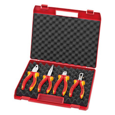 Набор инструментов KNIPEX KN-002015, 4 предмета, диэлектрический