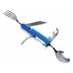 Складной нож ACECAMP 2574, функций: 5, синий , блистер