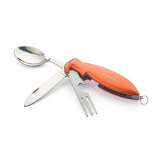 Складной нож ACECAMP 2573, функций: 3, 110мм, оранжевый , блистер