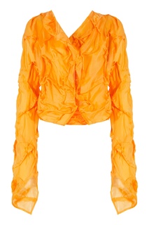Оранжевая блузка Acne Studios