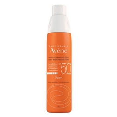 Avene, Солнцезащитный спрей для тела, SPF 50+, 200 мл