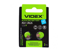 Батарейка LR626 - Videx AG4 2BL (2 штуки)