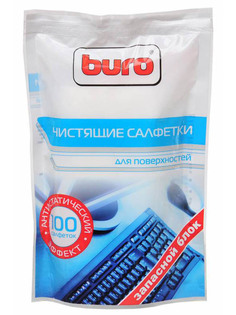 Салфетки влажные Buro 100шт BU-Zsurface