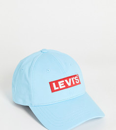 Голубая кепка с логотипом-нашивкой Levis – эксклюзивно для ASOS-Голубой