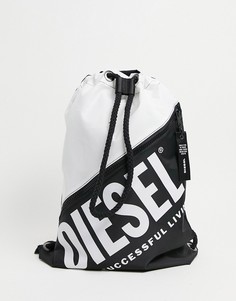Черный рюкзак с затягивающимся шнурком Diesel-Черный цвет
