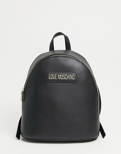 Золотистый рюкзак с логотипом Love Moschino-Розовый цвет