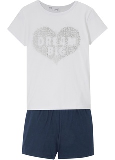 Пижама с шортами для девочки (2 изд.) Bonprix