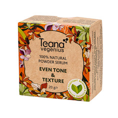 Пудра-сыворотка для лица натуральная Ровный тон и рельеф Even tone&Texture Teana