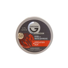 Маска для волос интенсивное восстановление Argania&Silk Greenini
