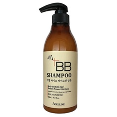 ВВ шампунь против выпадения волос с био биотином Adelline