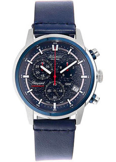 Швейцарские наручные мужские часы Atlantic 87461.47.51. Коллекция Seasport