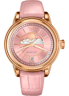 Швейцарские наручные женские часы Aviator V.1.33.2.258.4. Коллекция Douglas MoonFlight