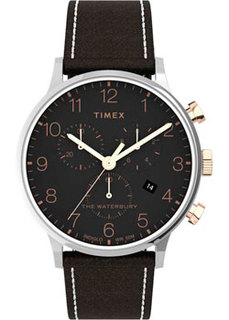 мужские часы Timex TW2T71500. Коллекция Waterbury Chrono