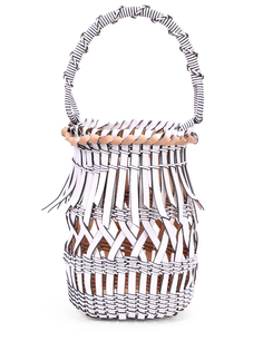 Сумка-корзина кожаная Bucket Fringes Loewe