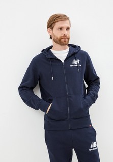Толстовка New Balance ESSENTIALS STACKED FULL ZIP HOODIE