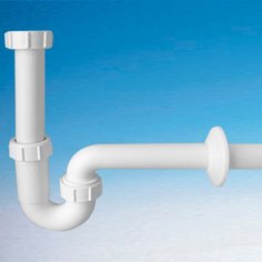 Сифон McAlpine MRW8 Р-образный 1.1/4х32мм без выпуска