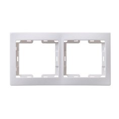 Рамка 2местн. горизонт. КВАРТА РГ-2-ККм (кремовый) IEK