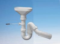 Сифон Р/S-образный (1 1/2&quot;х40мм) для разрыва потока/струи с овальной приемной воронкой Mc Alpine