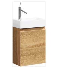 Тумба с умывальником Аквелла Леон-МР Ln-MP.01.04/DS 40 см, дуб сонома