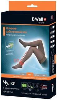 Чулки компрессионные B.Well JW-222 Med 5 Nero