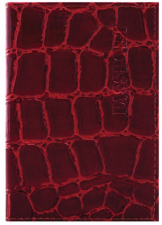 Обложка для паспорта Brauberg Passport, кожа, красная (237180)