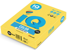 Цветная бумага для офиса IQ-COLOR А4, 80 г/м, 500 листов, канареечно-желтая (110659)