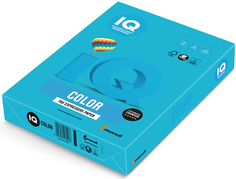 Цветная бумага для офиса IQ-COLOR А4, 80 г/м, 500 листов, светло-синяя (110663)
