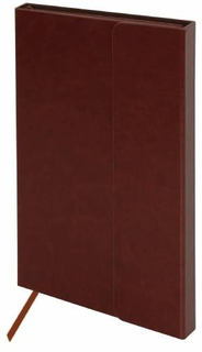 Ежедневник GALANT Magnetic, А5, 160 листов, коричневый (111880)