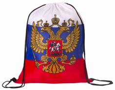 Сумка-мешок Brauberg "Триколор РФ", с гербом, 32х42 см (228328)