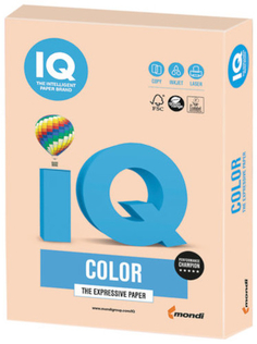 Цветная бумага для офиса IQ-COLOR А4, 160 г/м, 250 листов, пастель, темно-кремовая (110804)