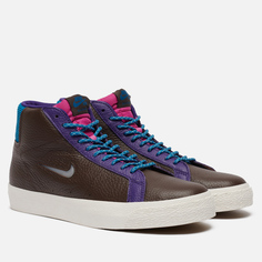 Кроссовки Nike SB Zoom Blazer Mid Premium, цвет коричневый