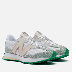 Мужские кроссовки New Balance x Casablanca 327, цвет белый, размер 42 EU