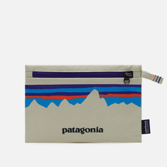 Косметичка Patagonia P-6 Fitz Roy Zippered, цвет бежевый