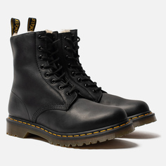 Ботинки Dr. Martens Serena Fur Lined Burnished Wyoming, цвет чёрный, размер 43 EU