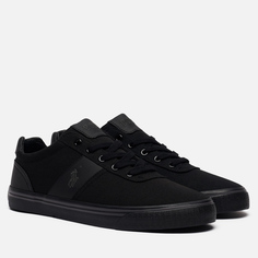 Мужские кеды Polo Ralph Lauren Hanford NE Canvas, цвет чёрный