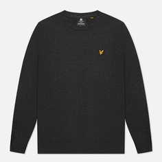 Мужской свитер Lyle &amp; Scott Cotton Merino Crew Neck Jumper, цвет серый