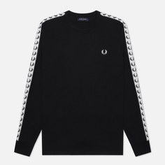 Мужской лонгслив Fred Perry LS Taped, цвет чёрный