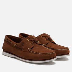 Мужские ботинки Timberland 2-Eye Classic Leather, цвет коричневый, размер 45.5 EU