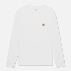 Мужской лонгслив Carhartt WIP L/S Pocket, цвет белый