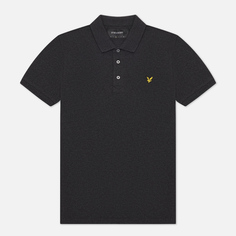 Мужское поло Lyle &amp; Scott Plain Pique Jersey Regular Fit, цвет серый